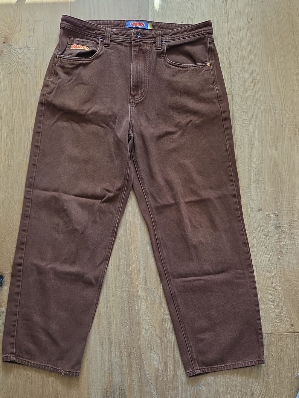 Empyre Men's Brown Relaxed Jeans